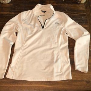 White north face sweater